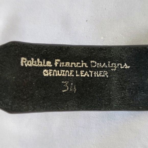 Robbie French Designs Genuine Leather Cross Belt - Picture 5 of 8